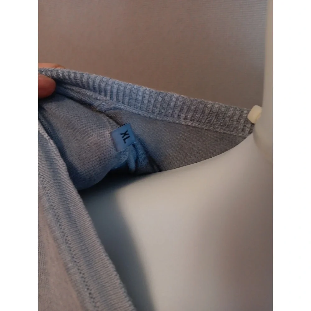 Mens Replay Original Blue Jeans Cotton Sweater XL‎ V-neck